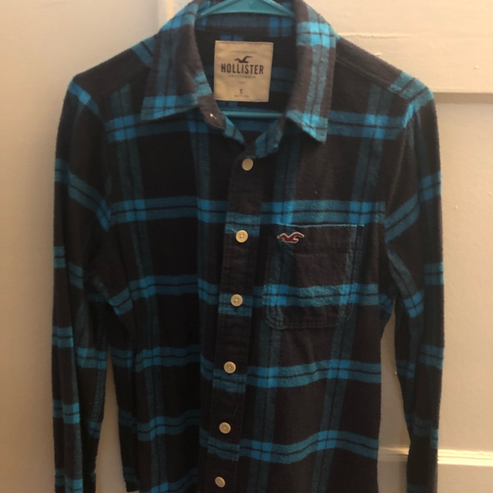 Hollister plaid shirt